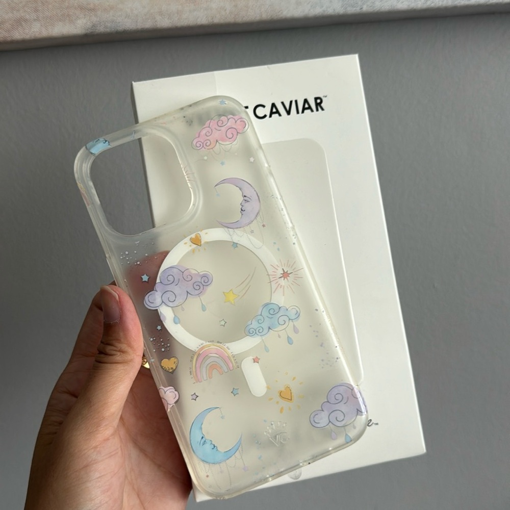 iPhone 15 Pro Max Velvet Caviar Cloud Clear Case